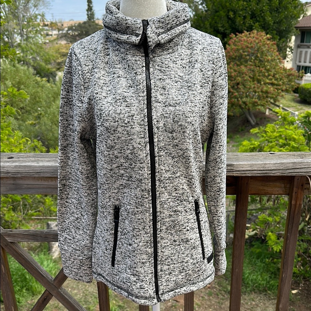 Women's Black and White Jacket